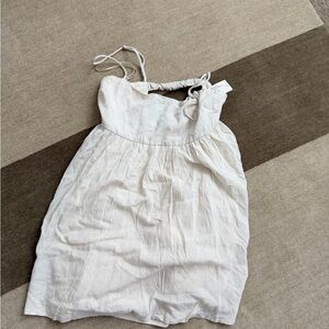 Mini linen dress